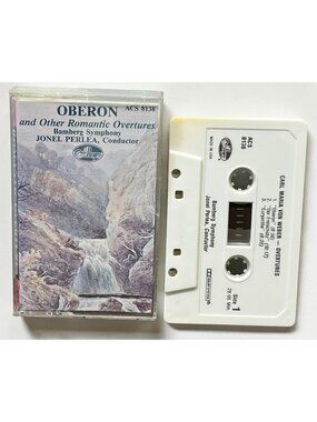 Oberon and Other Romantic Overtures Cassette Tape Bamberg Symphony Jose Perlea